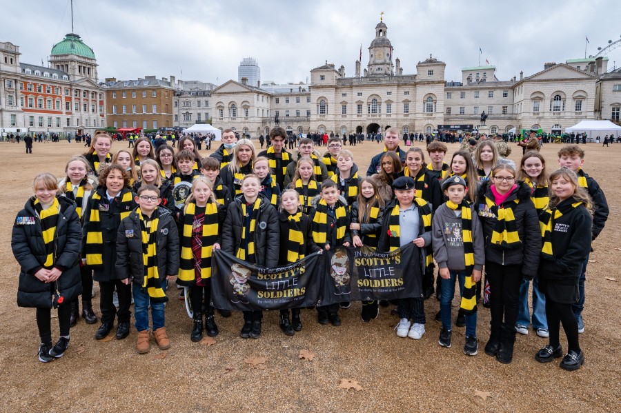 Scotty members at the 2021 Remembrance Parade in London